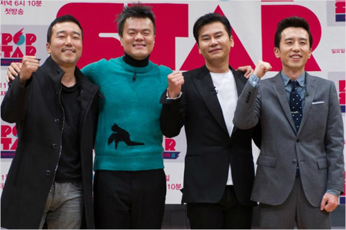 박성훈피디,박진영,양현석,유희열심사위원.사진=SBS제공