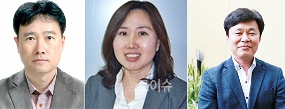▲(사진왼쪽부터)홍기정위원장후보,이금선수석부위원장,김도일부위원장후보.(사진제공=성남시)