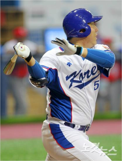 김현수가'프리미어12'초대MVP로선정됐다.(자료사진=박종민기자)