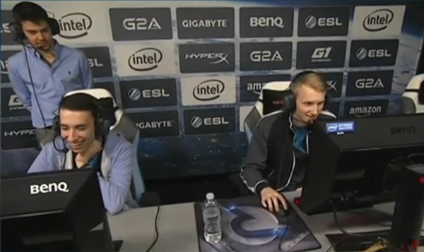 IEM 새너제이 결승 진출에 성공한 오리겐.(사진=OGN 중계화면 캡처)