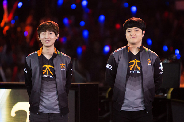 프나틱을 떠나 북미 LCS 진출을 희망하는 김의진과 허승훈.(사진=라이엇 게임즈 제공)
