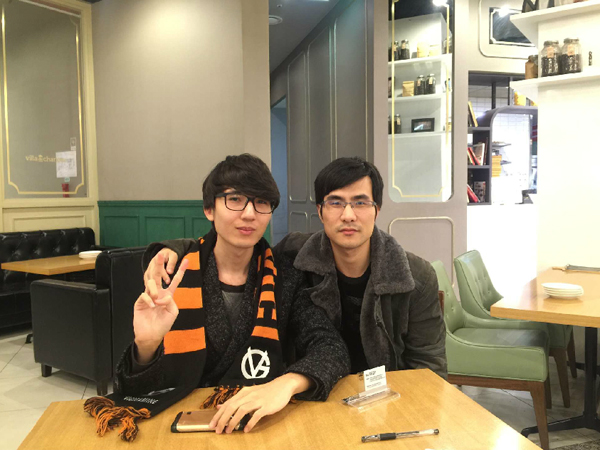 중국 비시 게이밍에 입단한 이지훈.(사진=비시 게이밍 트위터 발췌)