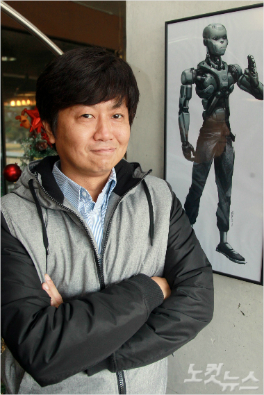 지난달24일경기도파주출판단지에소재한'덱스터스튜디오'디지털본부에서정성진VFX감독이CBS노컷뉴스와인터뷰를하고있다.(사진=윤창원기자/자료사진)