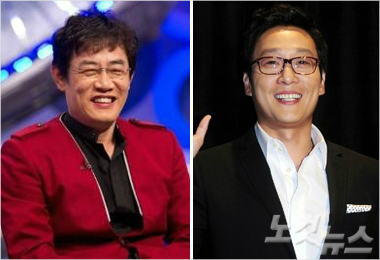 방송인이경규,이휘재.좌로부터.자료사진