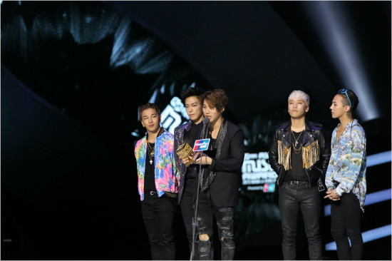 '2015MAMA'에출연한그룹빅뱅.(사진=CJE&M제공)