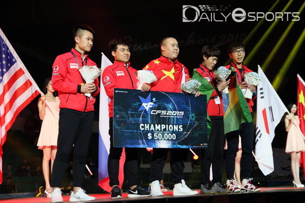 CFS 2015 우승을 차지한 중국의 HG롱주.