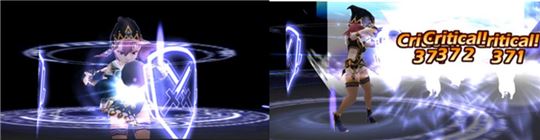 크리티컬과 함께 터지는 눈꽃 마법사 데이노의 스킬