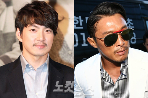 '슈퍼맨'에출연중인송일국(왼쪽),추성훈(자료사진)