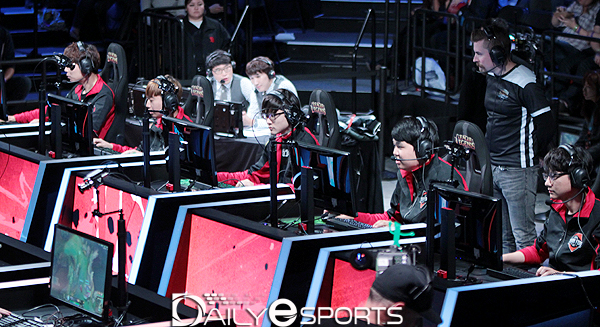 픽10 매치에서 패한 한국 대표팀.