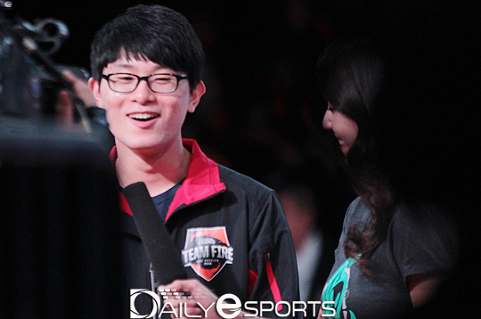 롤 올스타전 현장을 찾은 '피글렛' 채광진.