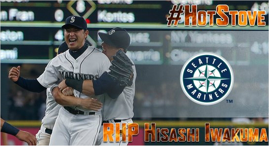 '웰컴백,이와쿠마'18일(한국시각)이와쿠마히사시와재계약을밝힌시애틀트위터.(사진=시애틀홈페이지캡처)