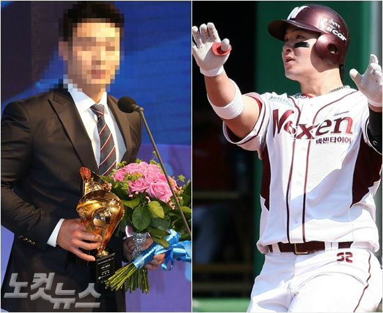 '내년내후계자는누구인가'최근KBO리그홈런왕을독식한박병호(오른쪽)가메이저리그로떠나면서내년최고거포가누가될지관심이다.올해까지4번째홈런왕에오른박병호의트로피(왼쪽)를가져갈주인공은누가될까.(자료사진=넥센,윤성호기자)
