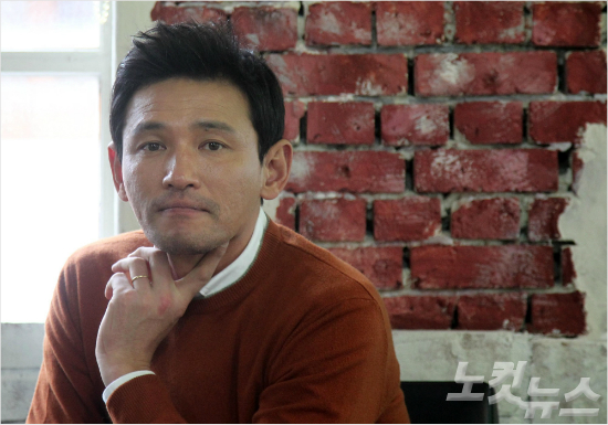 영화'히말라야'에서엄홍길대장역을맡아연기한배우황정민.(사진=박종민기자/자료사진)