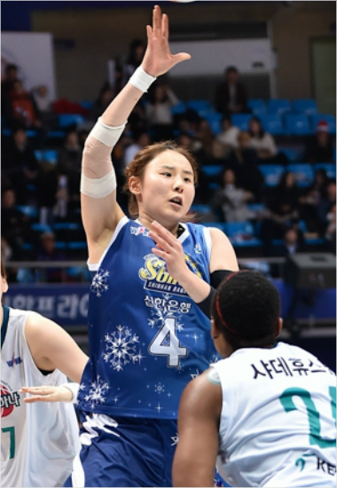 28일발표된올스타전팬투표에서1위를달린신한은행가드최윤아.(자료사진=WKBL)