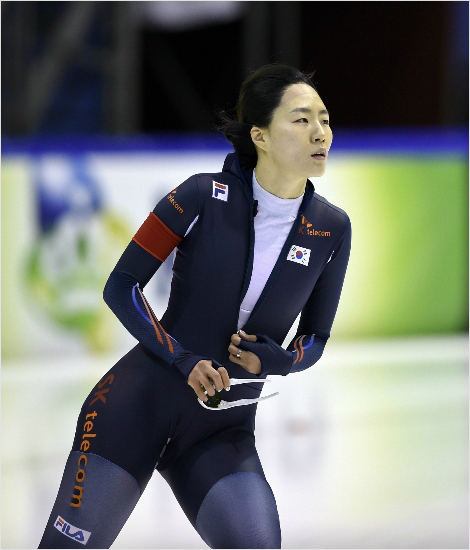 2015년스피드스케이팅여자500m세계최정상의자리를굳게지킨'빙속여제'이상화(사진제공/대한빙상경기연맹)