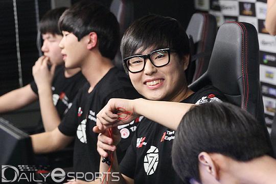 에이스 결정전에서 문호준을 꺾은 황선민.