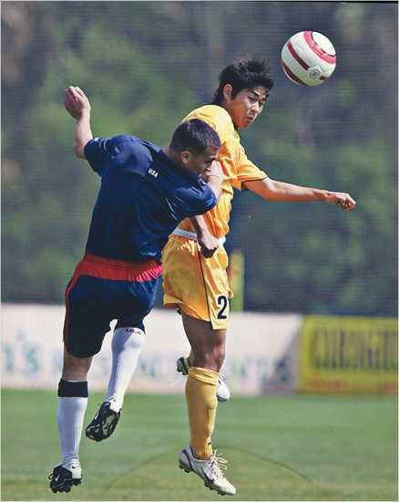 브라질과미국에서촉망받는축구유망주였던최다니엘풋골프국가대표코치는부상으로꿈을접은뒤스포츠선진국에서배운선수육성기법을통해후배육성을꿈꾸고있다.(자료사진=본인제공)