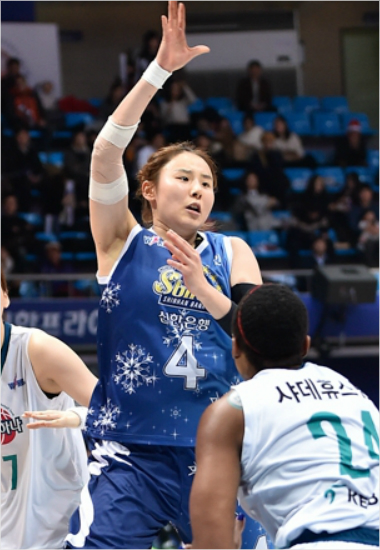 올시즌여자프로농구올스타전팬투표에서역대최다득표기록을세운신한은행가드최윤아.(자료사진=WKBL)
