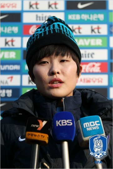 여자축구대표팀의간판공격수지소연은지난월드컵의부진을씻고중국4개국친선대회와리우올림픽아시아예선에서맹활약을다짐했다.(자료사진=대한축구협회)