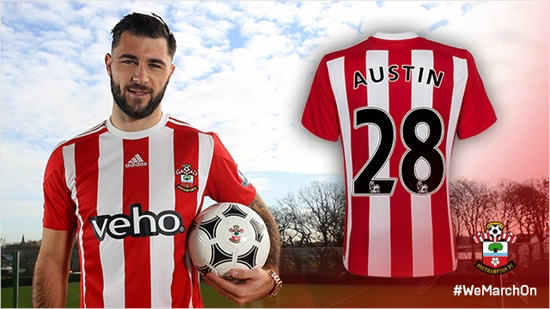 지난시즌소속팀QPR의강등에도홀로빛나는활약을선보였던공격수찰리오스틴은사우샘프턴으로이적하며다시프리미어리그에서활약할기회를잡았다.(자료사진=사우샘프턴공식페이스북갈무리)