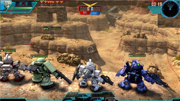 플레이 화면 아군 유닛 체력 바 왼편에 유닛 랭크와 선명한 묵, 찌, 빠 마크가 자리하고 있다. 차후 변경될 예정이라고 한다.