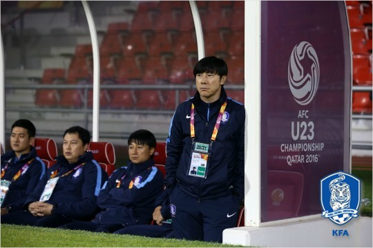 올림픽축구대표팀의신태용감독(사진/대한축구협회)