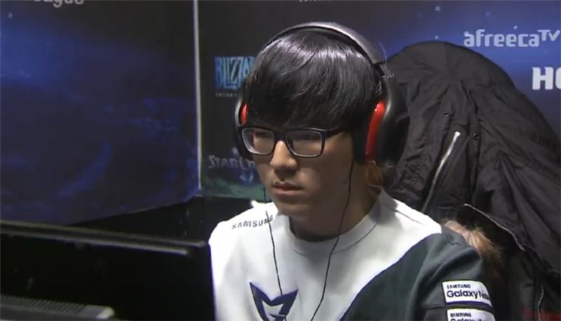 삼성 갤럭시 서태희(사진=아프리카TV 생중계 캡처).