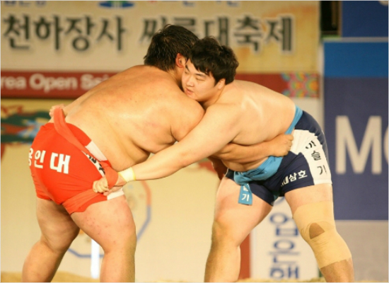 설날을앞둔가운데명절분위기를한껏달궈온민속스포츠씨름계가대한체육회와갈등으로시끄럽다.27일체육회이사회에서대한씨름협회가관리단체로지정되면현집행부는당장설날장사대회를주최할수없게된다.(자료사진=대한씨름협회)