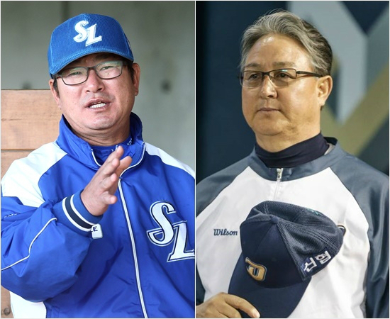 '한국시리즈에서만날까'류중일삼성(왼쪽),김경문NC감독.(자료사진=삼성,NC)