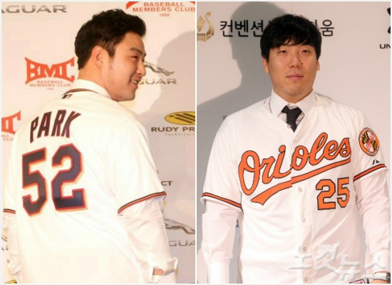 박병호(왼쪽)와김현수.(자료사진)