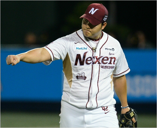 "살을좀빼고체력을기르려고요."조상우가선발전환과함께체중감량에들어갔다.(사진=넥센히어로즈제공)