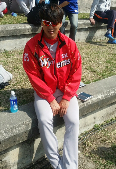 김광현.(오키나와=김동욱기자)