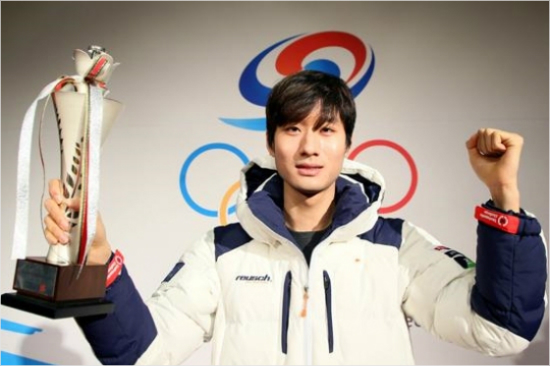 제97회전국동계체전MVP에오른스피드스케이팅남자일반부4관왕고병욱.(사진=대한체육회)