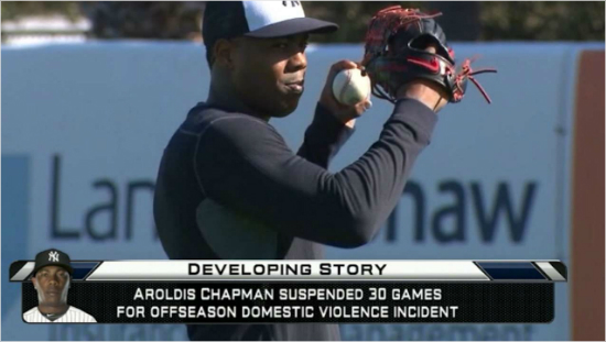 아롤디스채프먼.(홈페이지영상캡처)