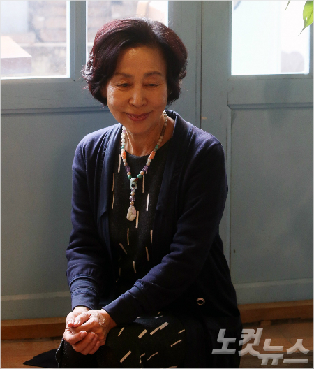 일본군위안부이야기를다룬영화'귀향'출연배우손숙.(사진=황진환기자/자료사진)