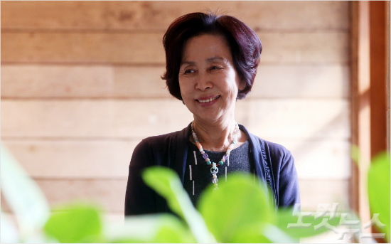 일본군위안부이야기를다룬영화'귀향'출연배우손숙.(사진=황진환기자/자료사진)