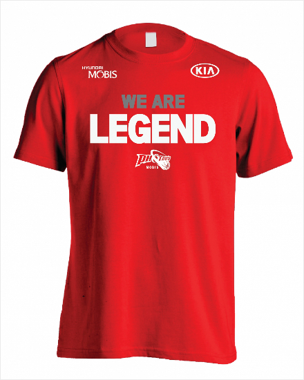 '우리는 전설이다' 모비스, 붉은 T셔츠 3000장 응원