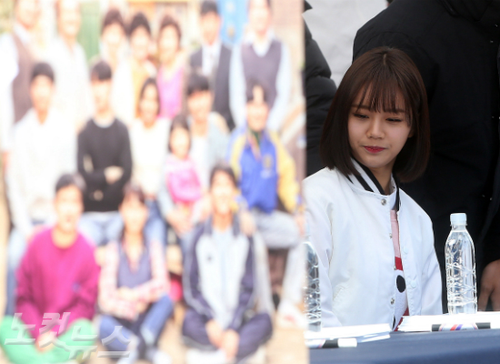 지난달15일서울쌍문동정의여고에서열린‘응답하라1988’팬사인회에참석한혜리(자료사진/황진환기자)