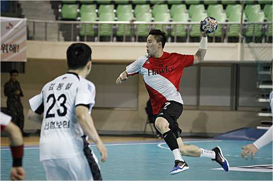 SK호크스정수영.(사진=대한핸드볼협회제공)