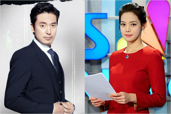 배우김민준과SBS안현모기자.(사진='베이비시터'홈페이지캡처,SBS제공)