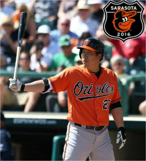 17일(한국시각)피츠버그와시범경기에서MLB첫멀티히트와득점을기록한볼티모어김현수.(자료사진=볼티모어홈페이지)