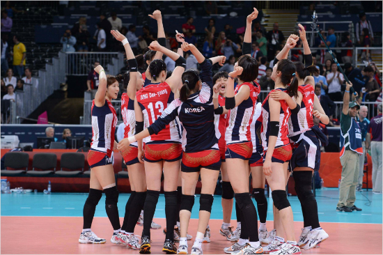 리우올림픽본선행티켓을얻기위한세계예선에출전하는여자배구대표팀은베테랑세터김사니가빠진20명의예비명단에서최종명단을가려낸예졍이다.(자료사진=대한배구협회)