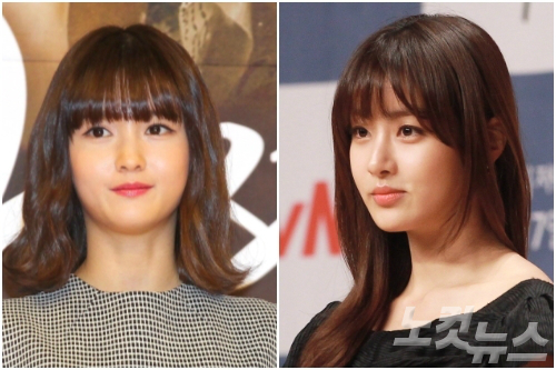 (좌)배우남보라(우)배우강소라(사진=노컷뉴스/자료사진)