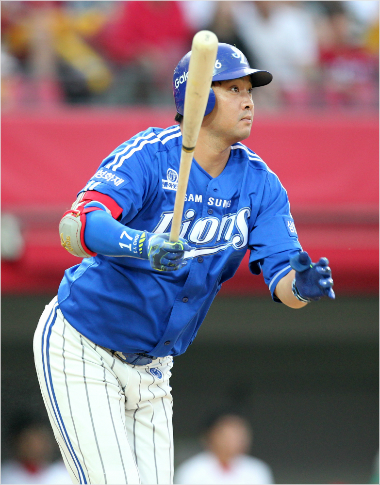 넥센으로이적하는삼성채태인(사진제공/삼성라이온스)