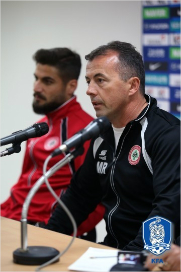 레바논의미오드라그라두로비치감독.(사진=대한축구협회제공)