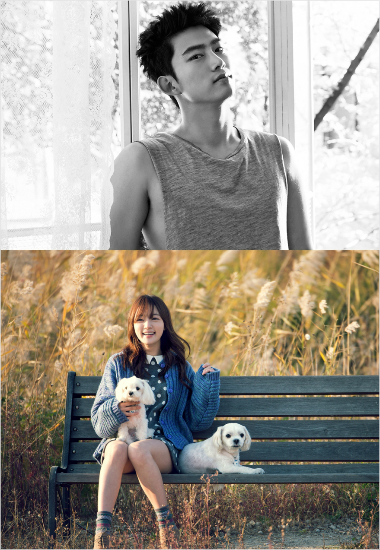 투피엠옥택연과배우송하윤.(사진=각소속사제공)