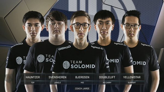 북미 LoL팀 솔로미드. (사진=esportspedia 발췌)