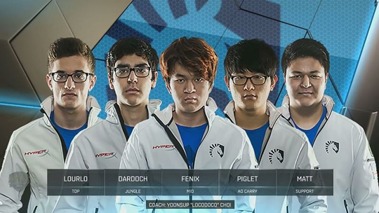 북미 LoL팀 리퀴드. (사진=esportspedia 발췌)