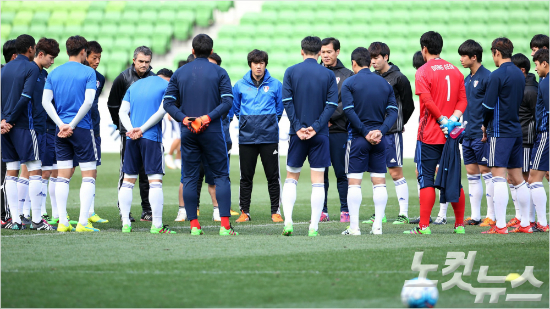 수원삼성은일부주전선수를제외한1.5군으로지난호주원정을치러값진0-0무승부를거뒀다.멜버른(호주)=박종민기자