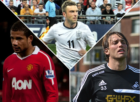 'EPL신데렐라를꿈꿨지만…''노숙자월드컵'출신베베(왼쪽),늦은나이에주목받은리키램버트(가운데),스완지시티공격을이끌었던미구엘미추(오른쪽).(사진=플리커제공)